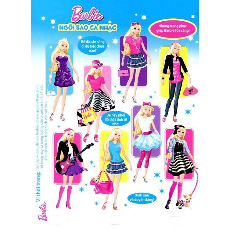 Ảnh Sách Ghép Hình Barbie Thủ Công Dựng Hình Thời Trang Ngôi Sao Ca Nhạc 3