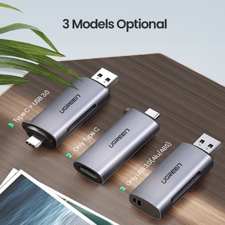 Đầu đọc thẻ nhớ thông minh UGREEN USB 3.0 Type-C SD Micro SD TFOTG