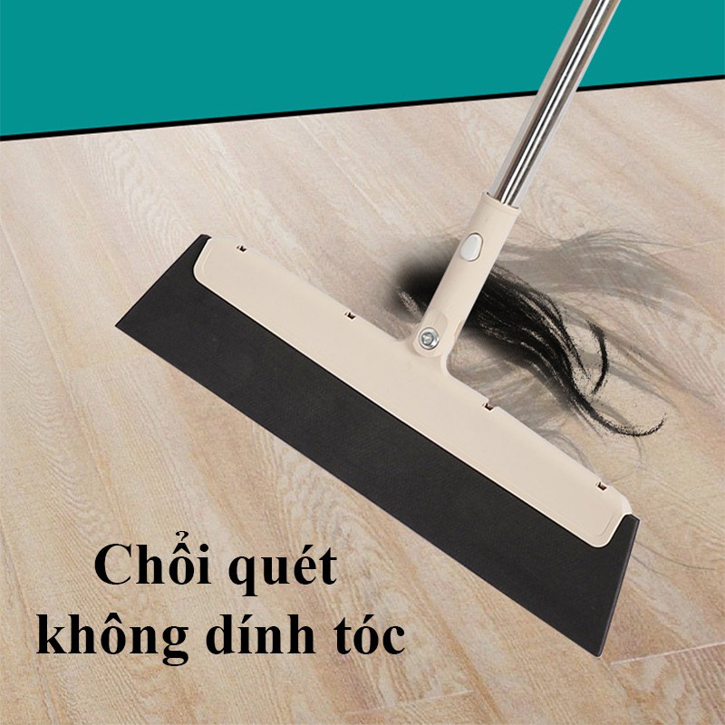 Chổi Gạt Nước, Chổi Quét Nước Lau Kính Vệ Sinh Đa Năng Xoay 360 Độ Tiện Dụng Cán Chổi INOX Có Thể Điều Chỉnh Kích Thước