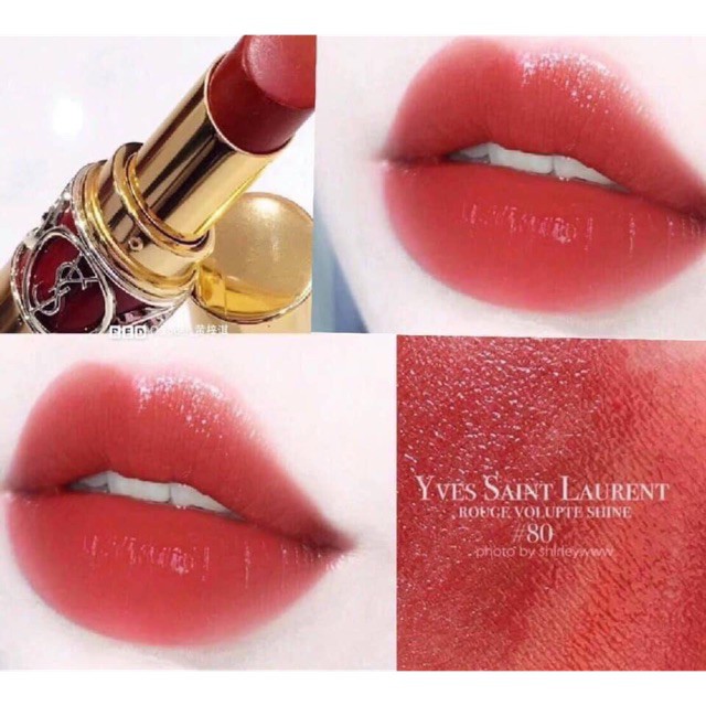SON YSL ROUGE VOLUPTÉ SHINE Chọn Bộ Màu son Dưỡng YSL hot nhất