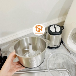 Máy Xay Thịt Đa Năng Cối 2L Inox 304 ,4 Lưỡi Dao Thép Không Gỉ,Say Sinh Tố Thịt, Cá, Rau Củ Hoa Quả CamCamHome