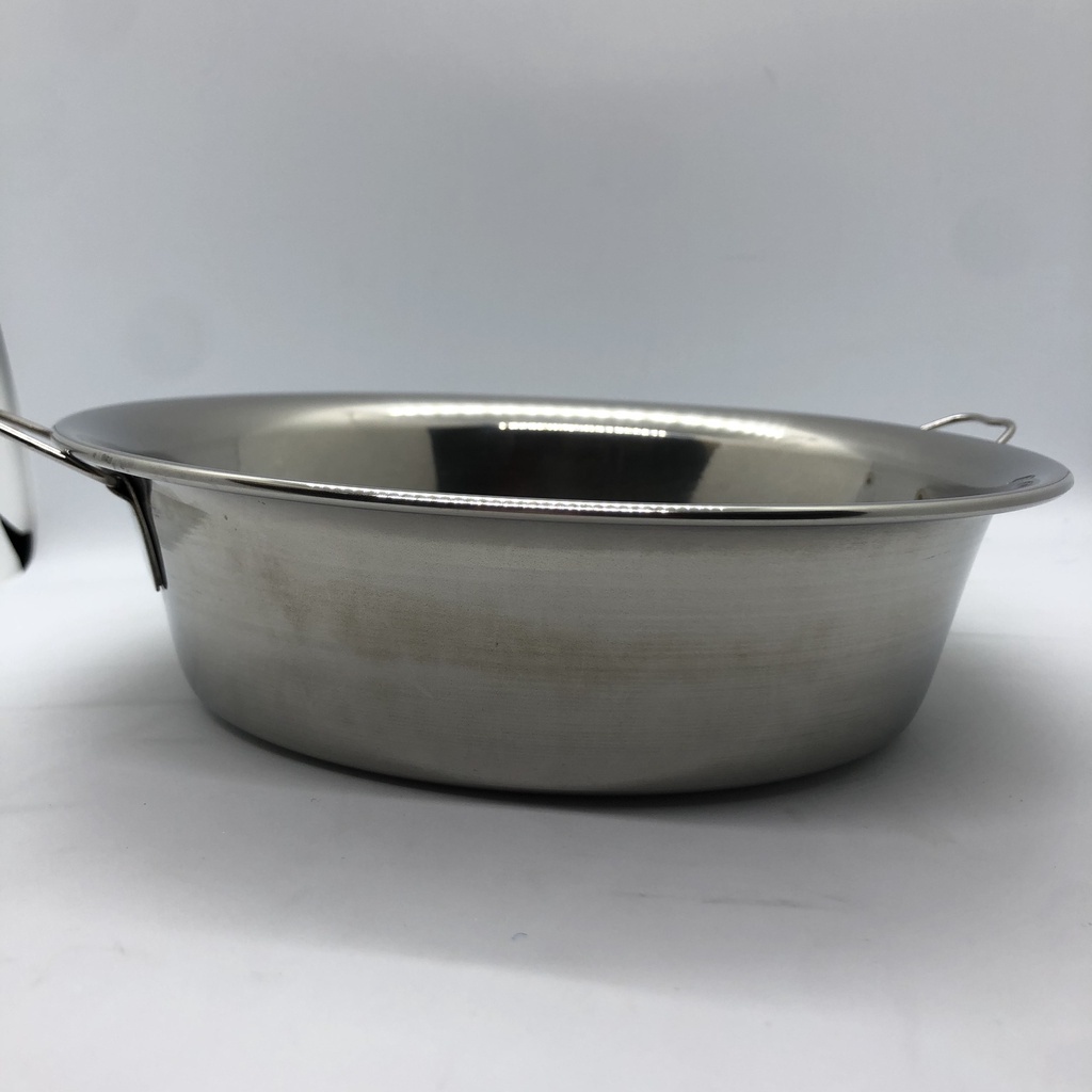 Khay Xửng Tròn Inox 304 Cao Cấp Size 16cm đến 40cm , khay đựng topping , làm rau câu