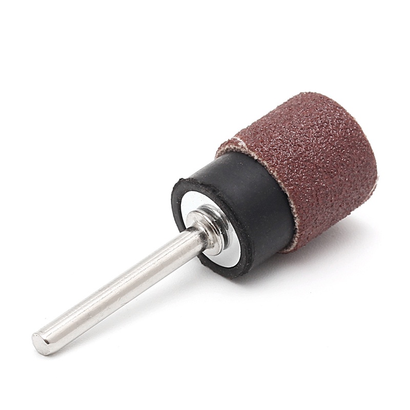 Ppy 10 Chiếc 12 5 Mm Grit 80 Dây Chà Nhám + 3 17 Mm Mandrel Dụng Cụ Quay Móng Tay Mũi Khoan