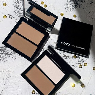 Bảng Phấn Tạo Khối/Bắt Sáng 2 Màu NOVO Chất Lượng Cao NO.5369
