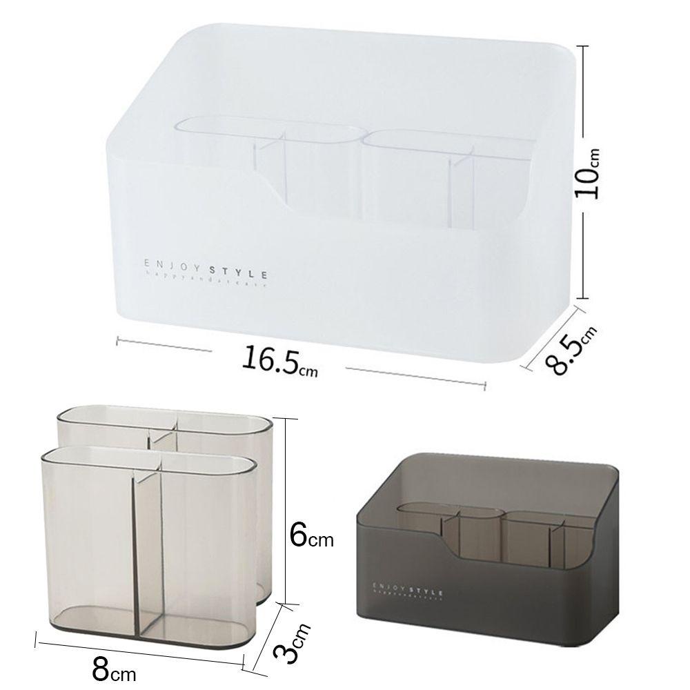MARGREDY Hộp đựng đồ trang điểm, Hộp đựng tủ gương đa năng gia dụng, Hộp đựng đồ trang điểm bằng nhựa trang sức Dụng cụ sắp xếp mỹ phẩm Đồ dùng phòng tắm