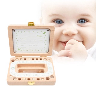 DE Organizer Lưu trữ răng sữa Khung ảnh Hộp răng rụng tóc cho thai nhi