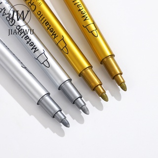 Jianwu 1 Vàng Bạc Kim Loại Màu Bút Sinh Viên Vẽ Highlighter Bút Viết Đồ Dùng Học Tập Văn Phòng Phẩm