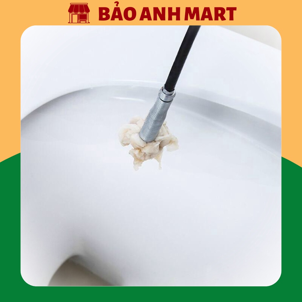 Que gắp rác, thông tắc ống cống, dụng cụ gắp rác bồn, chậu rửa có lò xo ...