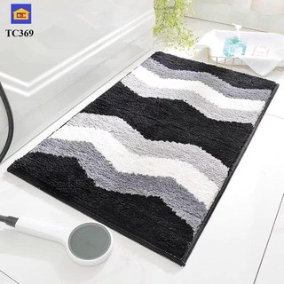 [H] Thảm chùi chân nhà tắm ZEHO cao cấp mềm mịn, siêu thấm, đế cao su non chống trơn trượt