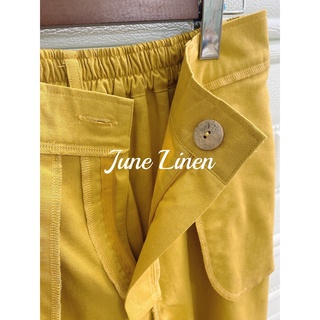 JUNE LINEN S05 - Set LINEN BỘT Áo sơ mi sát nách + short. FULLSIZE, NHIỀU MÀU