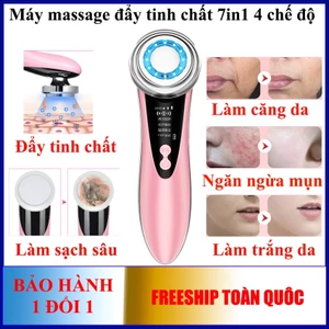 Máy điện di đẩy tinh chất massage mặt bằng ION giúp nâng cơ trẻ hóa làm trắng sáng chống lão hóa da