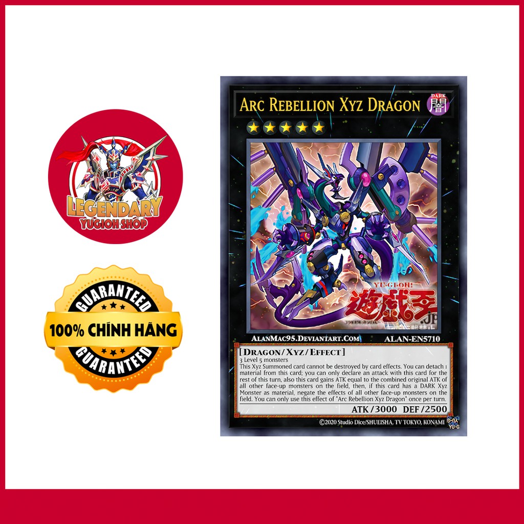 [EN][Thẻ Bài Yugioh Chính Hãng] Arc Rebellion XYZ Dragon | Shopee Việt Nam