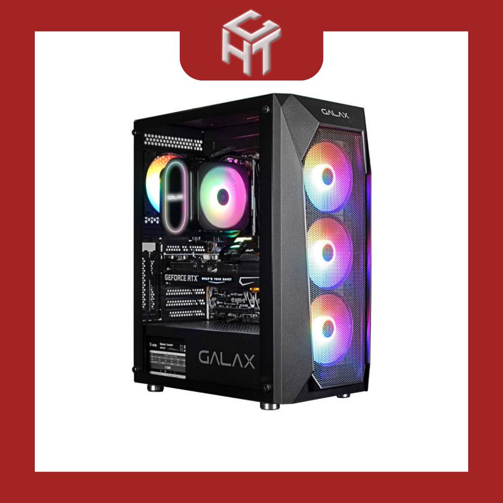 Case Galax Gaming Revolution-05 Black ( sẵn 4 fan led) | Shopee Việt Nam