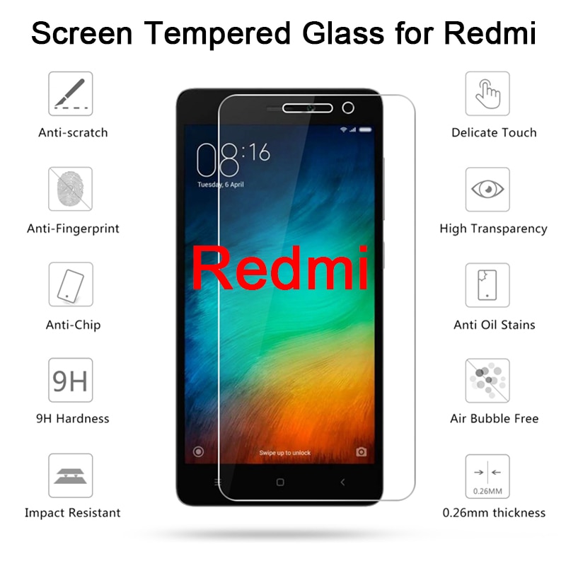 Dành Cho Redmi S2 Go 3S 3X 3 2 Phim Kính Bảo Vệ Cho Xiaomi Redmi 4X 4A 4 Pro Xiomi Cover Kính Cường Lực Trong Suốt Bảo Vệ Màn Hình