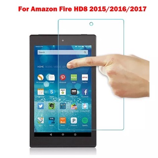 Kính Cường Lực 9H Bảo Vệ Màn Hình Máy Tính Bảng Cho Amazon Kindle Fire HD 8 7 2017 2018 2019 HD 8 2020 Plus