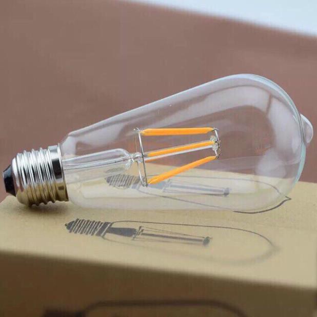 Bóng đèn LED ST64 4w đui E27 chuyên dụng cho trang trí vỏ thủy tinh chống nước