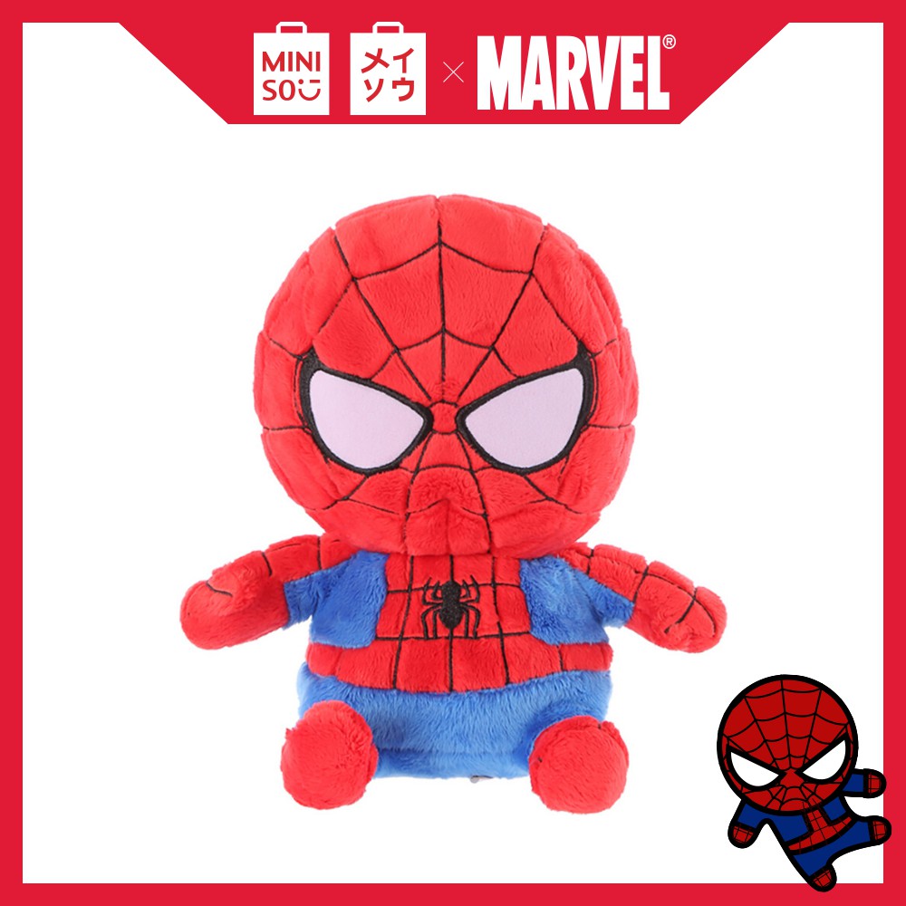 Thú bông Captain America/ Iron Man/ Spider Man Miniso nhỏ nhắn mềm mại dễ  thương