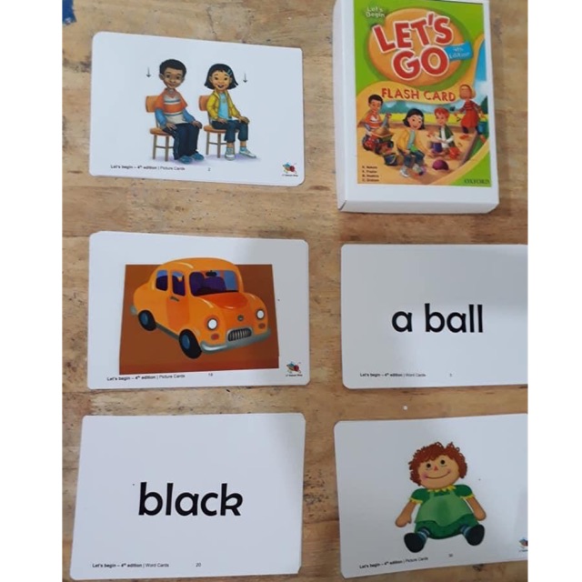 Flash card Let’s Begin 4th Edition (161 thẻ) | Shopee Việt Nam