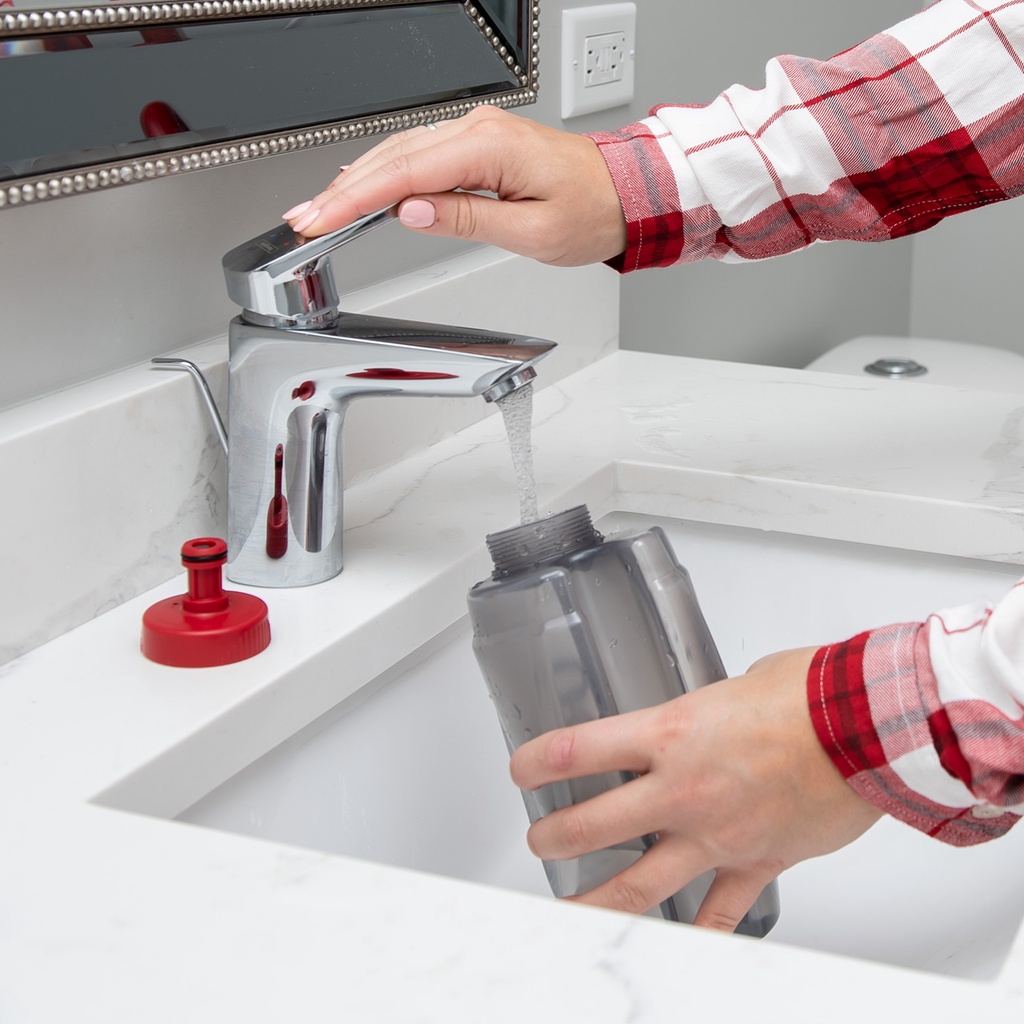 Mô tả Cây lau nhà phun nước Vileda Promist Max tích hợp 2 tính năng, bông lau Powerzone quét sạch vết bẩn - 2