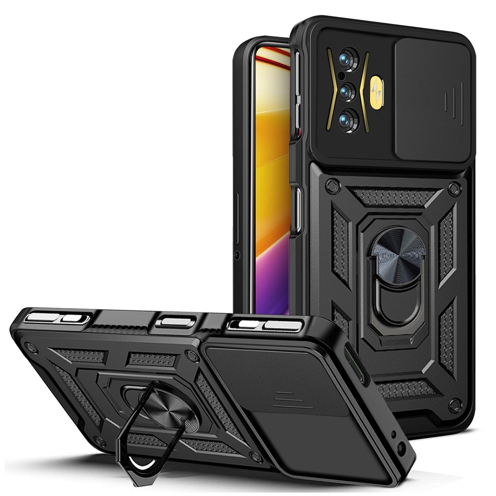 Ốp Điện Thoại Chống Sốc Có Nhẫn Đỡ Cho Redmi K50 Gaming POCO F4 GT