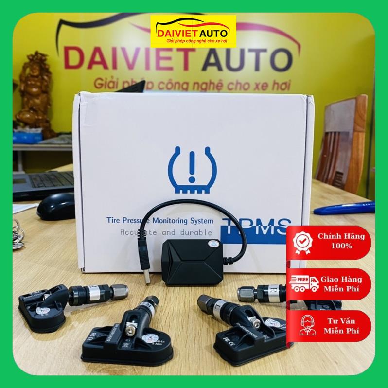 TPMS VT02 Bộ cảm biến áp suất lốp tích hợp màn Android van trong | Đại ...