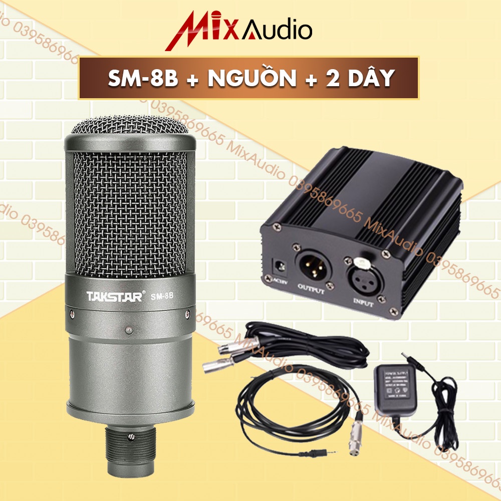 Mic Thu âm Takstar Sm 8b Micro Livestream Karaoke Chuyên Nghiệp Hàng