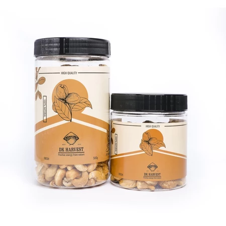 Nhân Hạt Điều Rang Mộc DK Harvest 250g/500g - Không Gia Vị