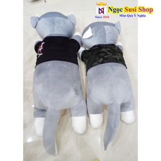 GẤU BÔNG CHÓ HUSKY NẰM SIÊU TO KHỔNG LỒ CAO CẤP