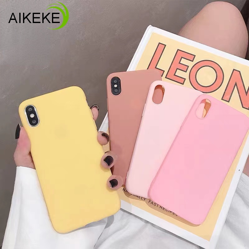 Ốp Điện Thoại TPU Silicone Dẻo Siêu Mỏng Màu Trơn Cho Xiaomi Mi 8 Pro SE Lite CC9E