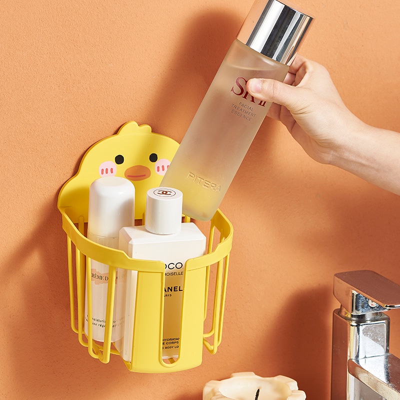 Giỏ Đựng Giấy Vệ Sinh Dán Tường, Kệ Để Giấy Vệ Sinh Phòng Tắm Tiện Lợi