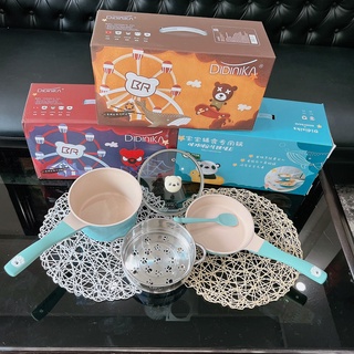 Bộ nồi chảo cao cấp Didinika Hàn Quốc 18cm đủ màu