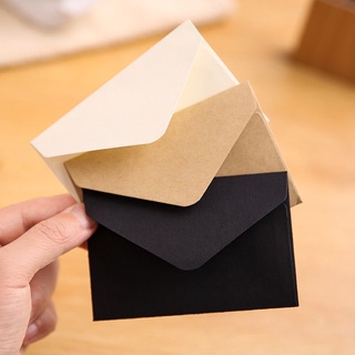 20 phong bì Vintage, phong bì kraft nâu đen trắng nhỏ mini đựng thiệp cảm ơn, card thần tượng...