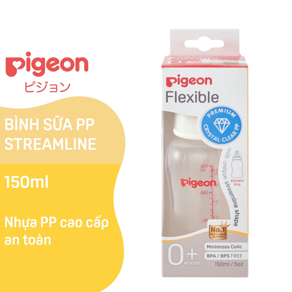 Ảnh Bình sữa PP Streamline Pigeon 150ml/ 250ml 1