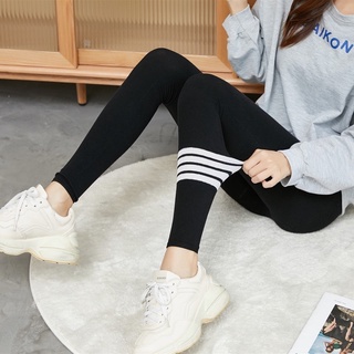 Quần Legging, Quần Dài Sọc Chân Tho.m Nữ Dáng Dài Co Giãn Nữ