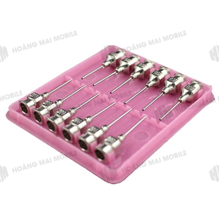 Đầu xi lanh 20G gắn xi lanh bơm mỡ hàn, flux, keo, giúp định hướng dòng vật liệu