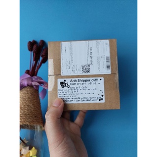 [Hỏa Tốc] ⚡ Combo 200 Tem Cảm Ơn Anh Shipper Có Sẵn Keo Kích thước 65x35mm