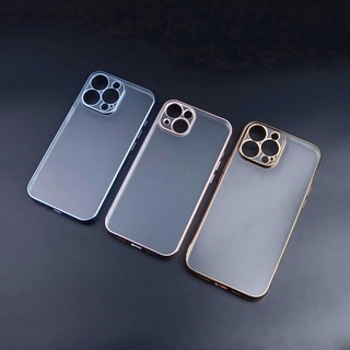 Ốp lưng SULADA lưng nhám viền màu máy bảo vệ camera cho iPhone 13/13Pro/13ProMax