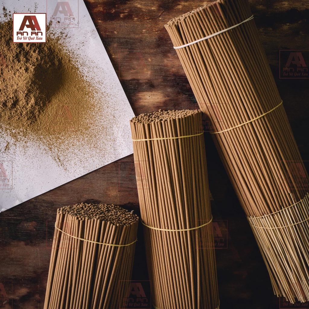 Mô tả Nhang Cân 1kg An An hương Khuynh Diệp chiều dài 30 cm 40 cm tiết kiệm hơn - 2