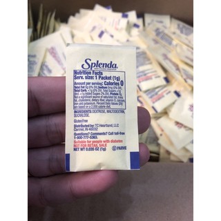 [Sale Sốc] Combo 100 Gói Đường Ăn Kiêng Splenda Keto Hàng Chính Hãng 100%
