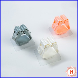 Móc kẹp chổi dán tường siêu dính tiện lợi { H }