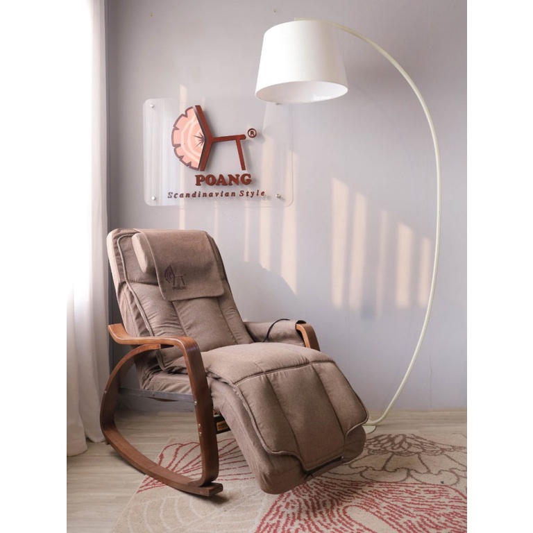 Ảnh Ghế Poang massage plywood gỗ óc chó 1