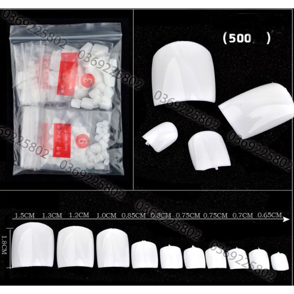 Bịch 500 cái móng chân giả