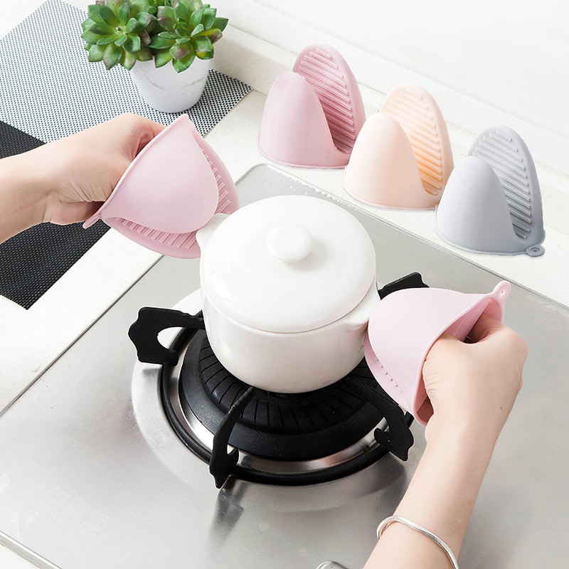 Set 2 miếng nhấc nồi 💚CAM KẾT CHUẨN💚Lót tay nhấc nồi cao silicon cách nhiệt chịu nóng nhiều màu