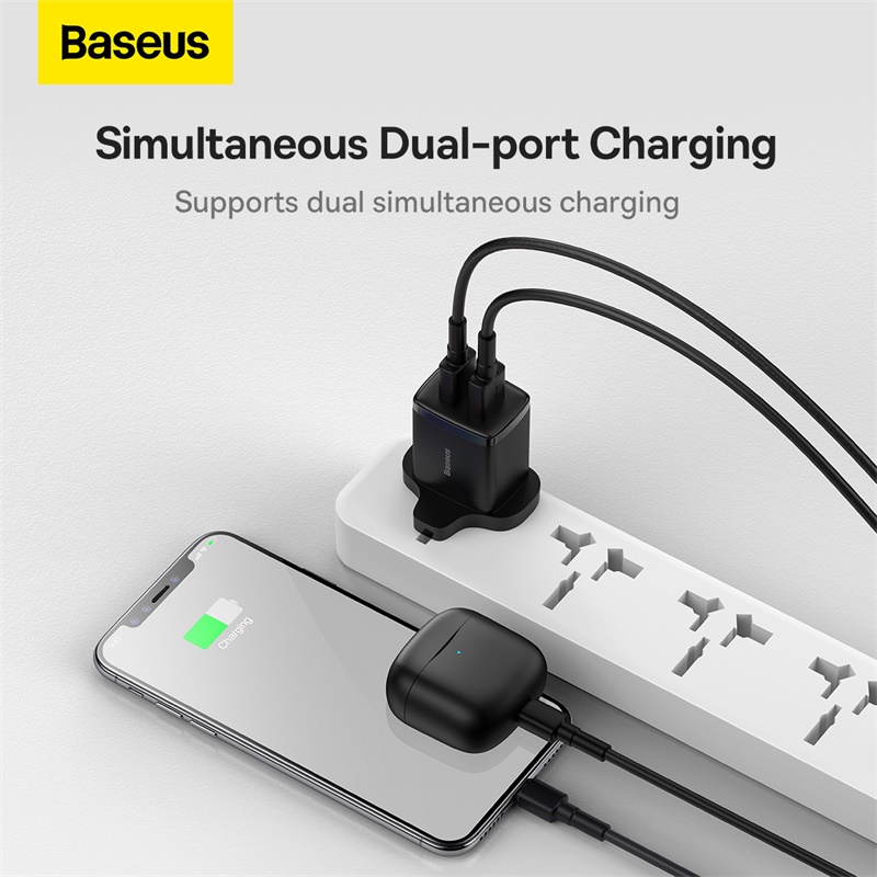 Ảnh Cốc sạc nhanh Baseus hai cổng USB EU 2.1A Max tiện lợi 4
