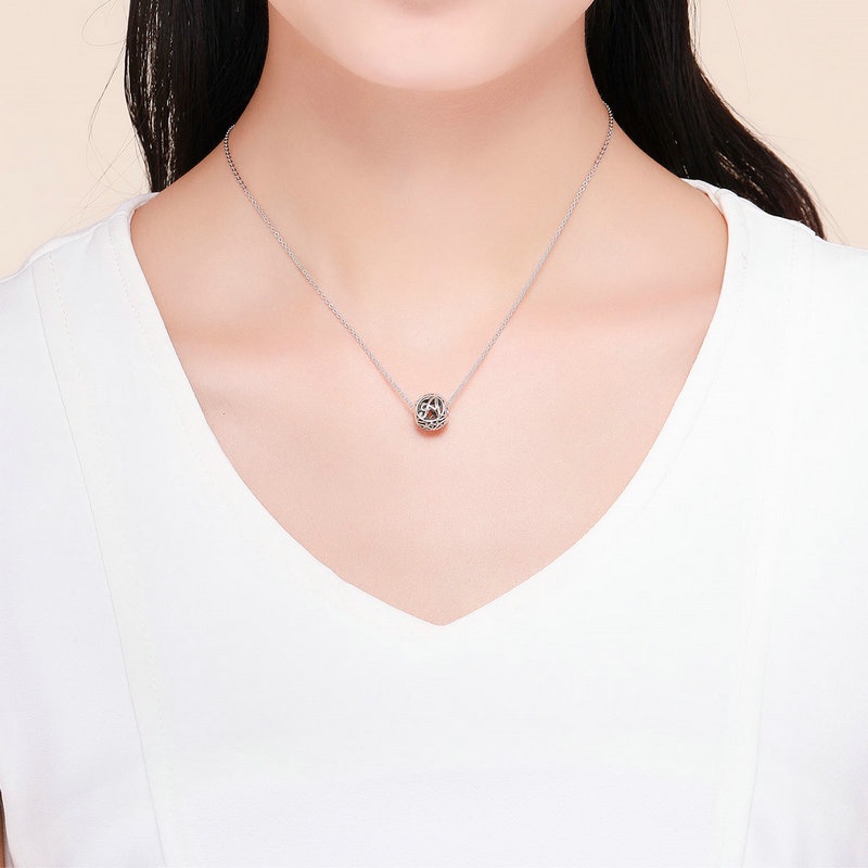 Ảnh Hạt bạc 925 BAMOER chữ A ~ Z dùng làm trang sức thủ công 4