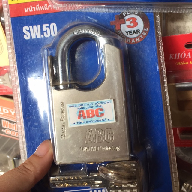 Khoá nhà ABC TháiLan chống cắt bấm | Shopee Việt Nam