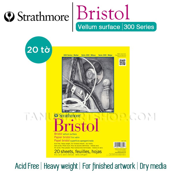 STRATHMORE BRISTOL PAD 300 (Vellum/ Smooth surface) Shopee Việt Nam