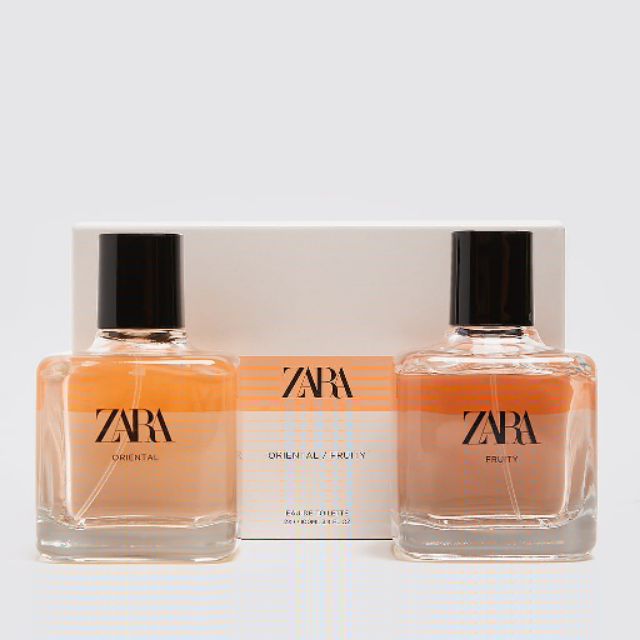 Set 2 chai nước hoa Zara Oriental+ Fruity 100ml . Chính Hãng Có BH