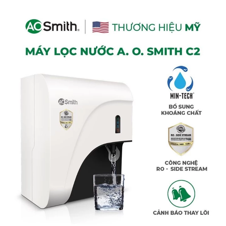 Máy lọc nước RO AO smith C2