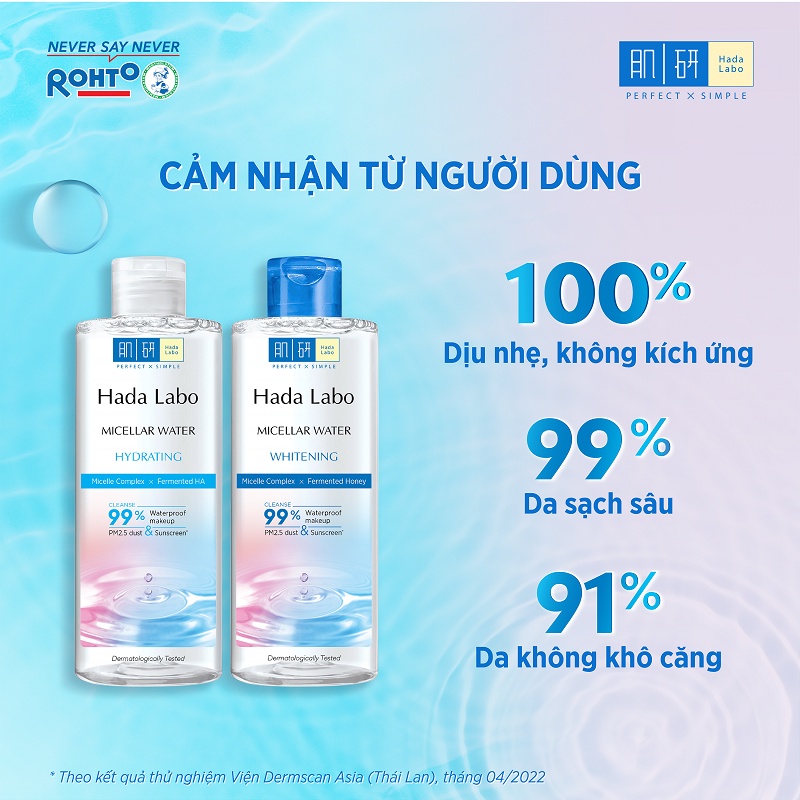Ảnh Nước tẩy trang sạch sâu dưỡng trắng Hada Labo Micellar Water Whitening 240ml 2